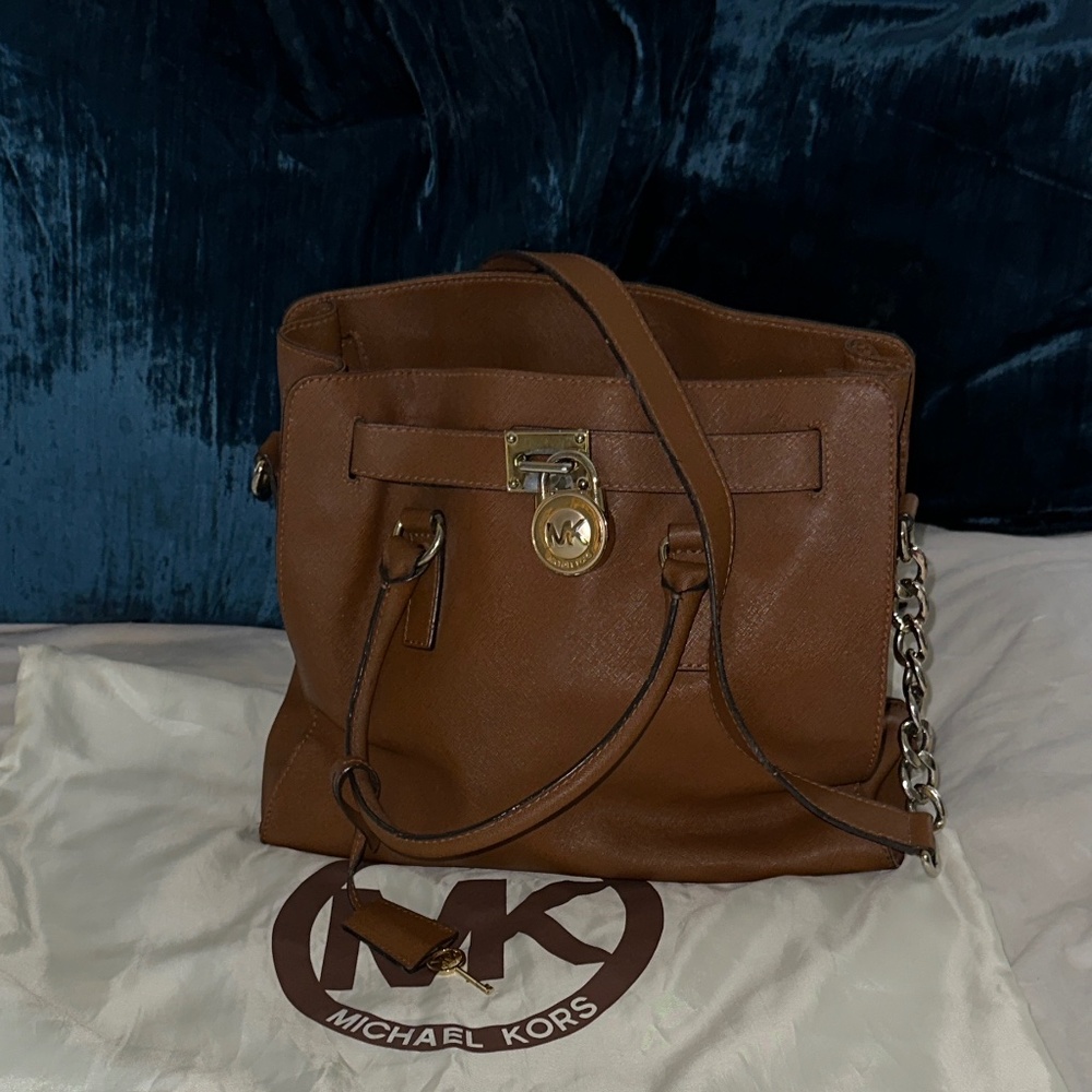 Michael Kors Hamilton Saffiano large Satchel, Shoulder Bag